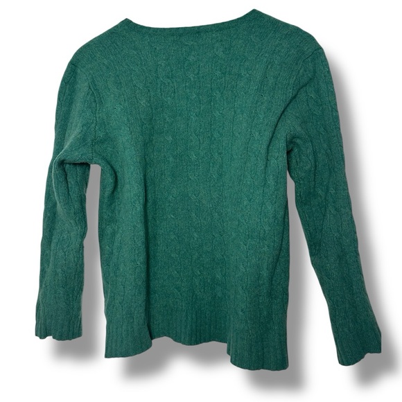 Ralph Lauren cashmere wool blend V-neck sweater - Picture 2 of 6